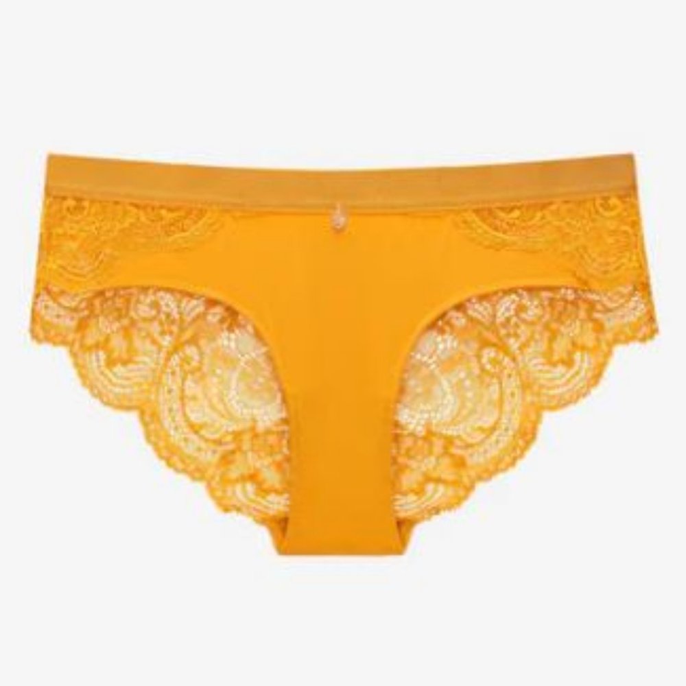 ThirdLove Lace Back Cheeky Panties in Sunny